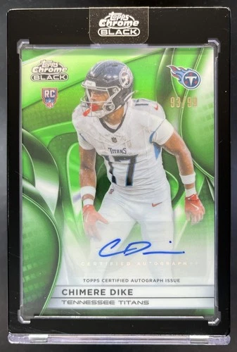 2025 Topps Chrome Chimere Dike Green Refractor (RAW)