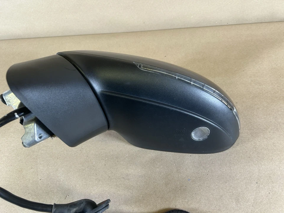 2011-2014 VOLKSWAGEN TOUAREG PORTA LATERAL ESQUERDA DO MOTORISTA ESPELHO EXTERIOR CINZA - Imagem 4 de 4