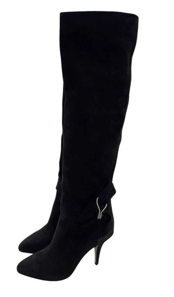 NUEVO EN CAJA Botas Altas Valentino Garavani Lazo Gamuza Talla:37 (US 7) Foto 2 de 4