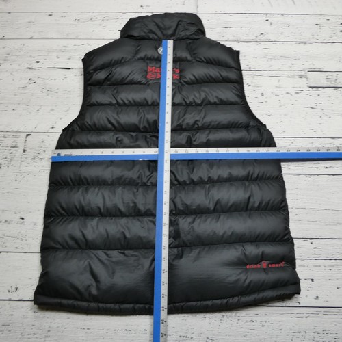 Marmot Vest Mens Large Black 800 Fill Down Puffer Zip Pockets Maker's Mark Gilet - Picture 7 of 9