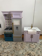 American Girl Doll Kitchen For 18 Inch Dolls With Accessories