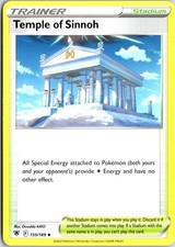Temple of Sinnoh 155/189 Near Mint Uncommon Astral Radiance Pokemon