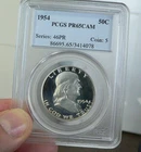 1954 Franklin Half Dollars lot PCGS PR65CAM  and 1954-S PCGS MS64