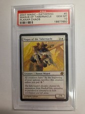 MAGUS DEL TABERNACOLO Caos Planare Rara PSA 10 Gemme Mint Low Pop MtG MAGIC