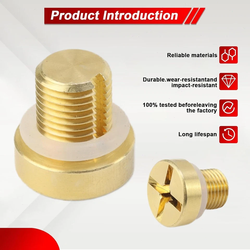 Tornillos purga refrigerante 2 piezas 11537793373 para BMW Ver compatibilidad Foto 3 de 4