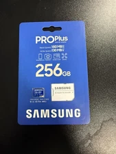 NEW Samsung PRO Plus 256GB Micro SDXC Card U3 A2 V30 180MB/s 4K UHD + Adapter