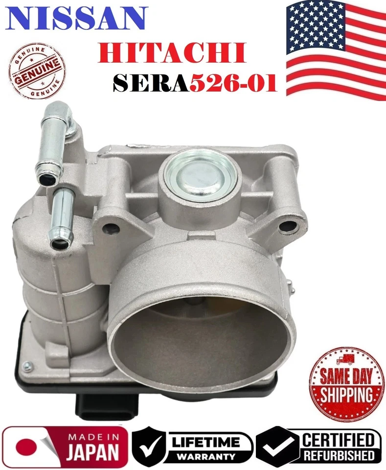 ✅ GENUINE HITACHI Throttle Body For 2007-2013 NISSAN Altima Sentra Rogue #526-01 Foto 2 de 3