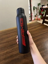 Mercedes-Benz AMG H2go 16.9oz Water Bottle Red & Black, stainless steel