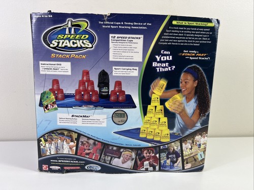 WSSA Speed Stacks Set 12 Blue & 12 Pink Official Cups StackMat Timer Carry WORKS - Picture 8 of 14