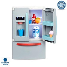 Kids Play Kitchen Fridge with Ice Dispenser  Accessories