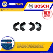 Brake Shoes Set fits OPEL KARL C16 1.0 15 to 19 Bosch 1605307 95375903 Quality
