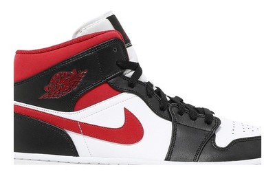 S*u様 Nike Air Jordan 1 Mid Black/Gym Red Nike Air Jordan 1 Mid (GS) Size 4Y Black/Gym Red-White