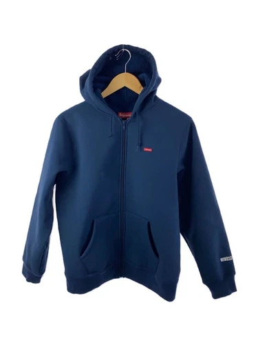 Supreme Felpa con Cappuccio Zip WINDSTOPPER Up Hooded S Poliestere Navy Usata