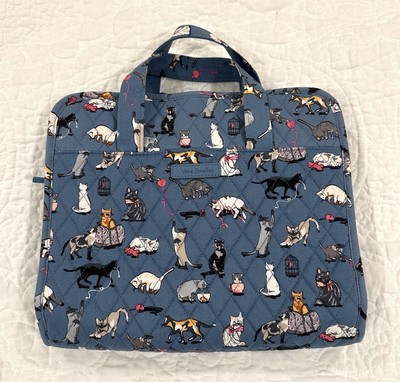 Vera Bradley Cat s Meow Hanging Organizer Travel Cosmetic Toiletry Jewelry Bag