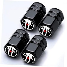 Tire Valve Stem Caps Funny Car Accessories 4 Underwear falls off Black Black