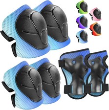 Kids Protective Gear Set Knee Pads for Kids 3-14 Toddler Knee and Elbow Pads...