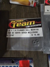 Team Associated 9162 1/8 X 1/4 Flanged Ball Bearing For B2 Servo Saver Bellcrank