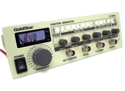 FÜR GOLDSTAR FG-2002C FUNKTIONSGENERATOR, ERSATZ FRONTPLATTE