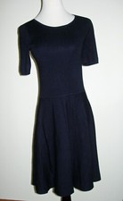 NWT TALBOTS Navy Knit Sweater Dress   "Boss Lady"   XS (S?)