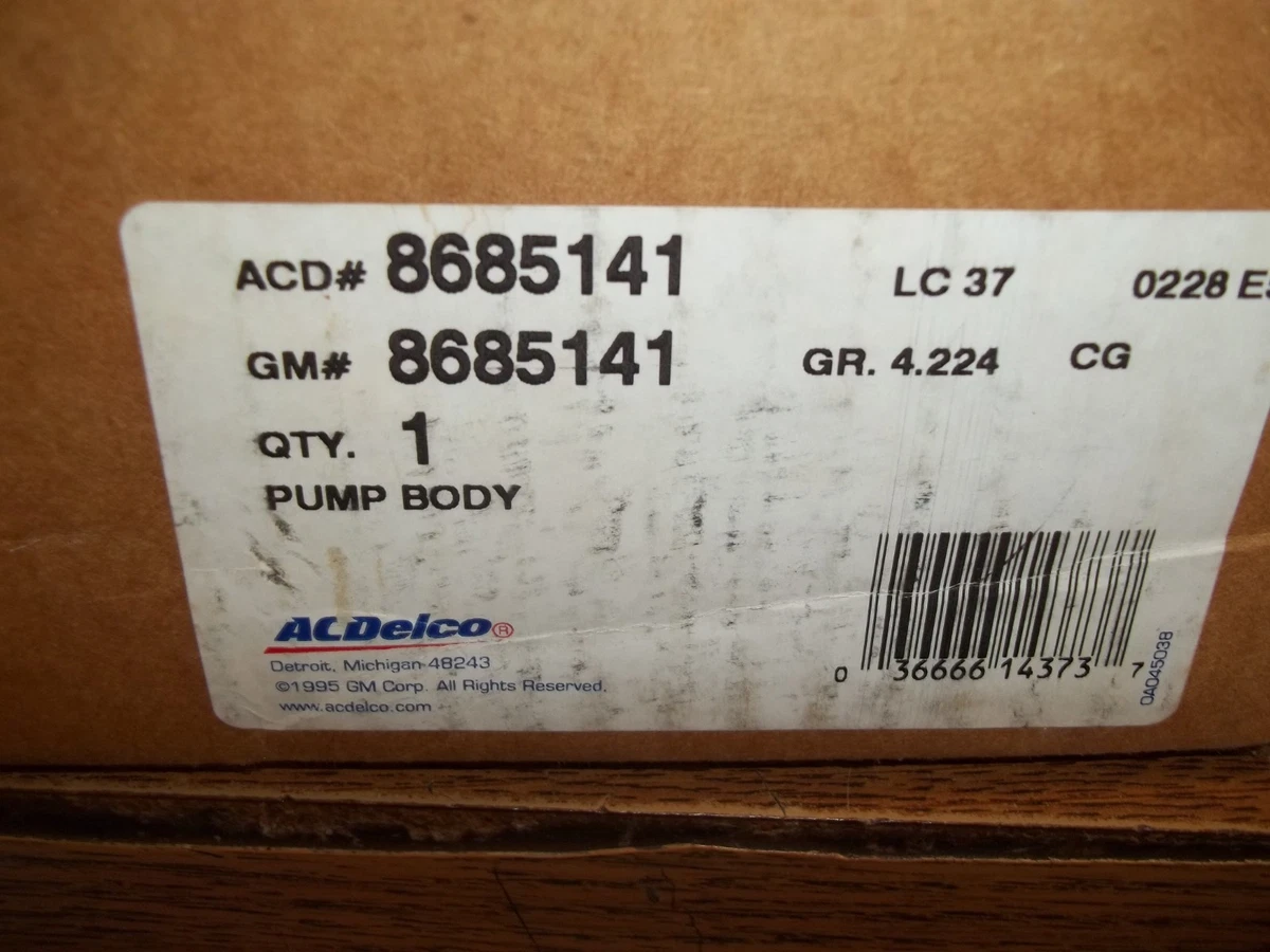 NOS ACDelco GM 8685141 Automatic Transmission Oil Pump Assembly | eBay