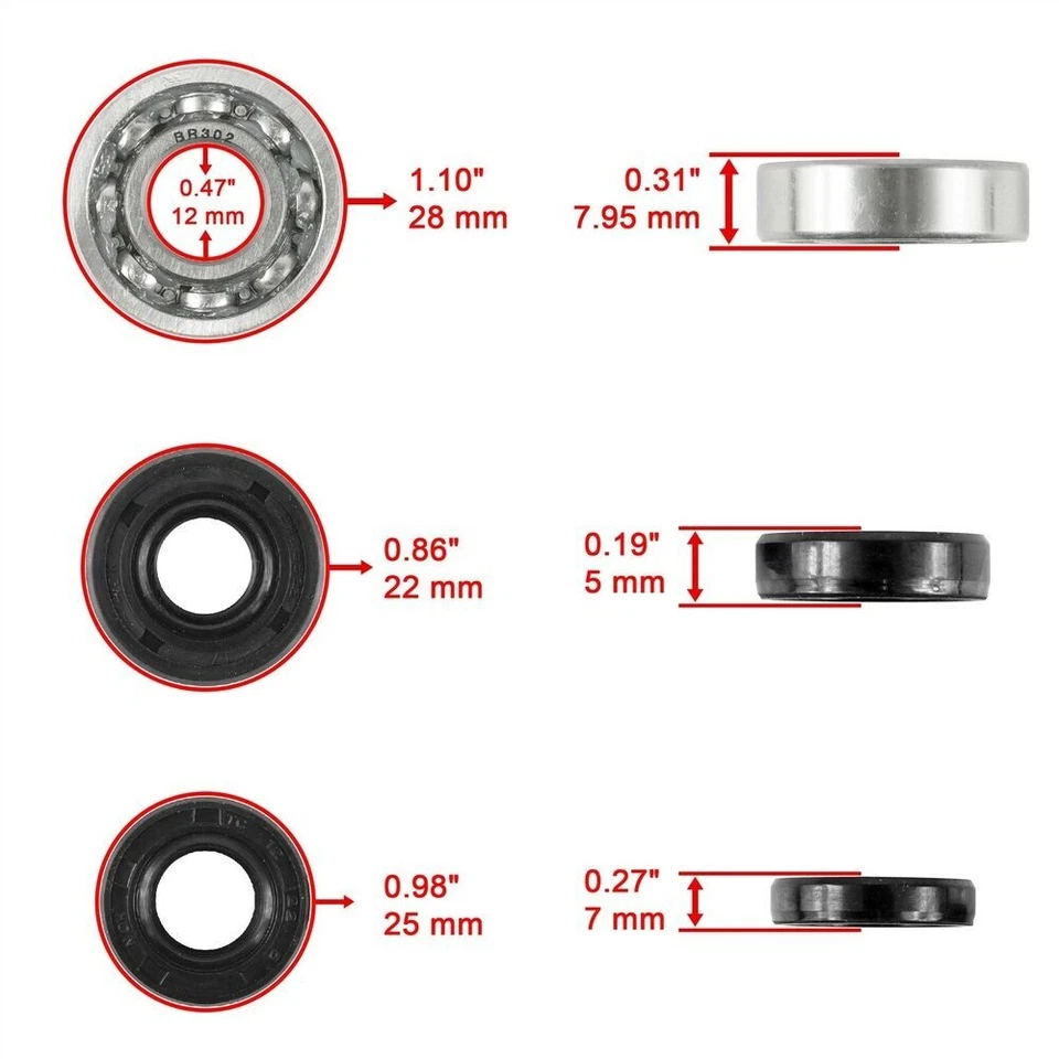水泵叶轮轴齿轮套件适用于雅马哈 WR250F 2001 2002 2003 2004 - 2013 — 第 2/4 张图片