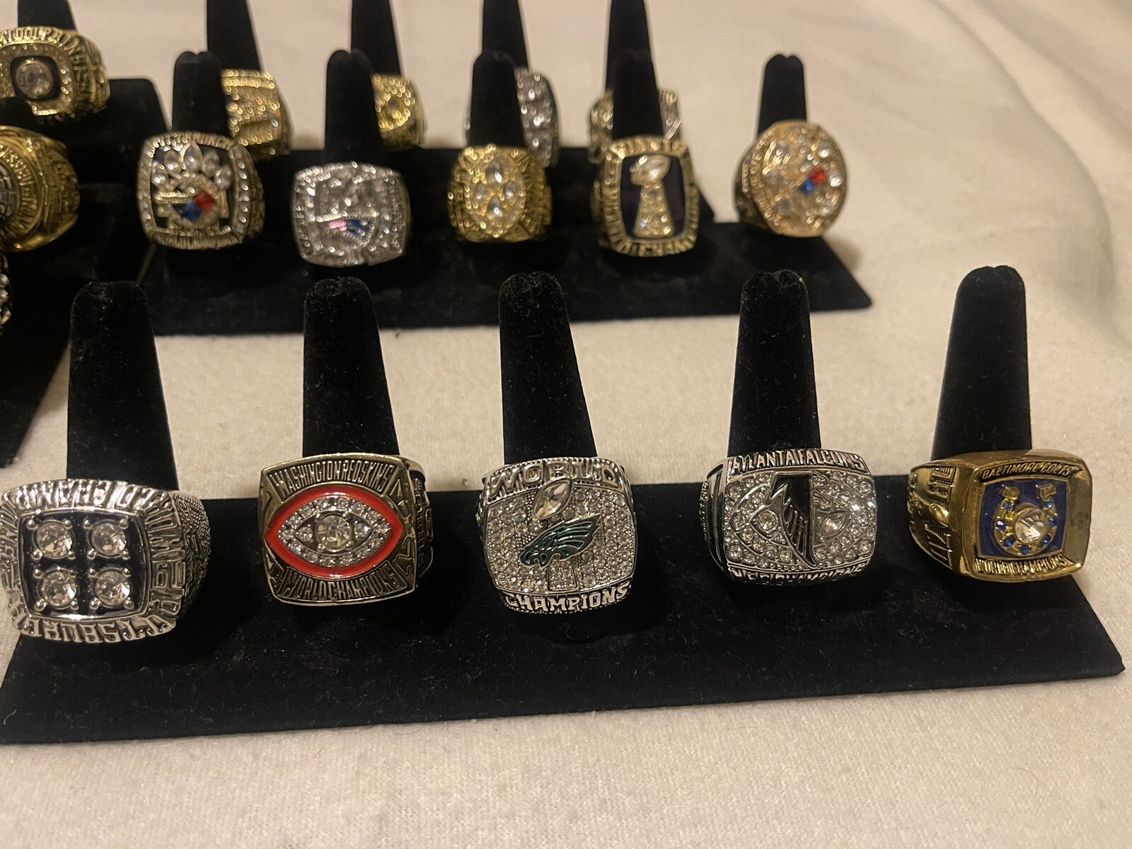 Lot of 31 Replica Super Bowl Championship Rings eBay