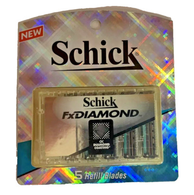 Schick FX DIAMOND 5 Refill Shaver Razor Blades Cartridges Replacement ...
