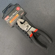  6" Inch Slip Joint Pliers, Adjustable Steel Gripping Tools, Cushion Handle