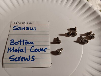  SANSUI TR-707A RECEIVER     BOTTOM PANEL SCREWS   OEM SCREWS