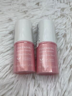 2 pc ~ Covergirl Clean Fresh Cooling Glow Stick SO GILTY 0.24oz Each New Sealed