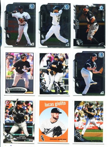 White Sox, Robert, Crochet, Frank Thomas, Moncada, Auto, Rookie 189 Card Lot #A - Picture 20 of 22