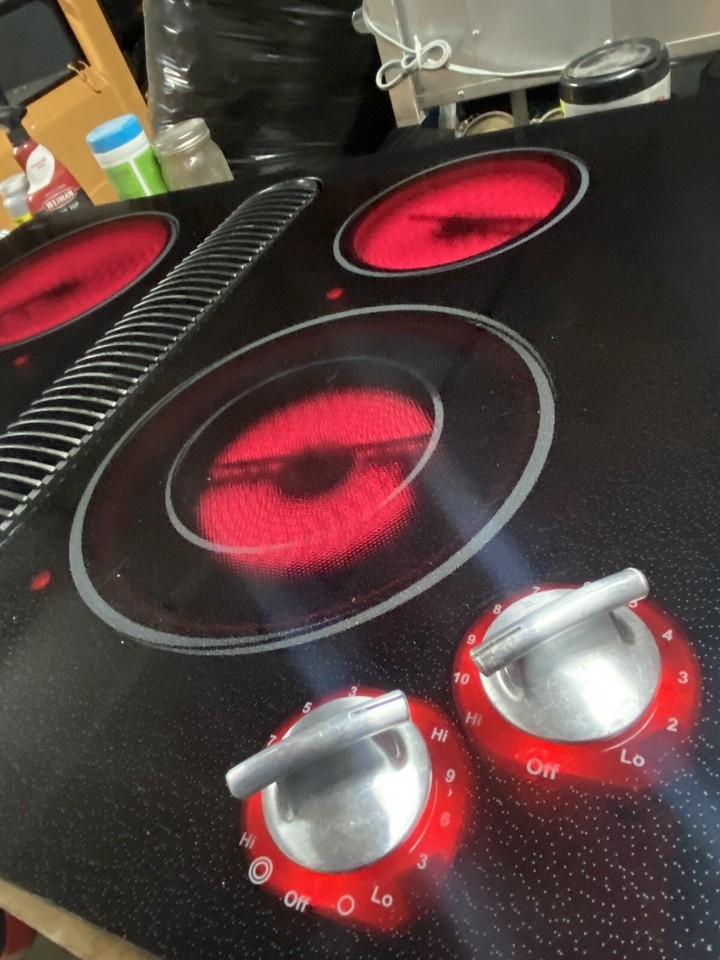 JennAir 30" Electric Cooktop with Downdraft JED8430BDB eBay