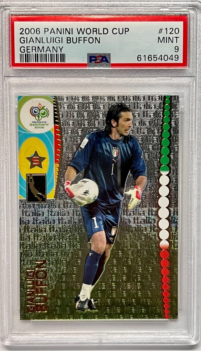 2006 Panini World Cup Germany #120 Gianluigi Buffon Juventus Italy PSA 9 MINT