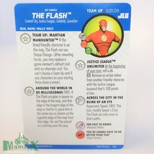 Heroclix Justice League Unlimited set The Flash 020.09 Team-Up card Manhunter