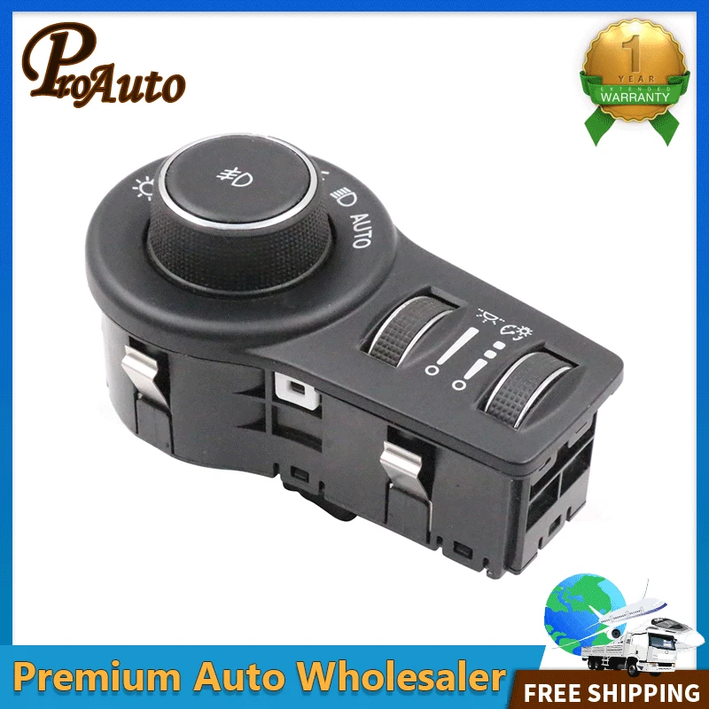 Interruptor de control de faros 68154356AA para Chrysler Pacifica Jeep Cherokee 2014-22 Foto 2 de 4
