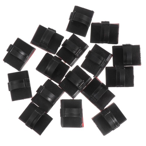 100 Pcs Wiring Button Travel Cable Clip Organizer Adhesive Management - Afbeelding 7 van 12