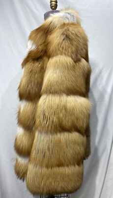 専用5 golden red fox natural jacket/vest zipoff sleeves (116003) | eBay
