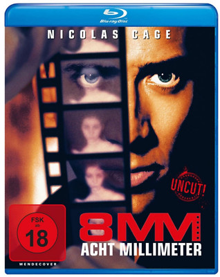8 MM - Acht Millimeter - Uncut (1999)[Blu-ray/FSK 18/Neu/OVP] Nicolas Cage, Joaq