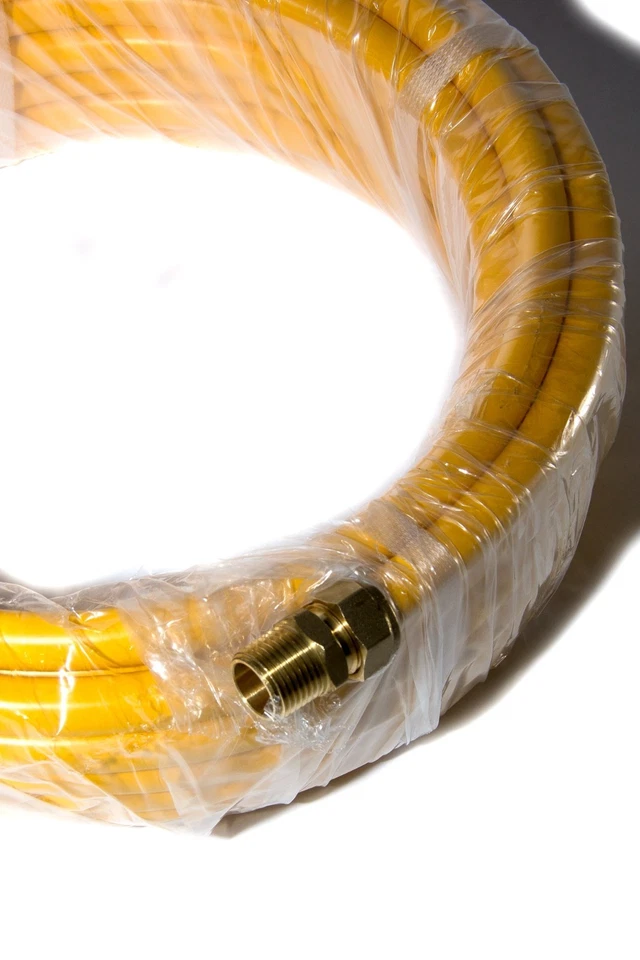 KIT de 33' gasFlex+accesorios 1/2" tubo fogón, calentador de espacio, barbacoa Foto 4 de 4