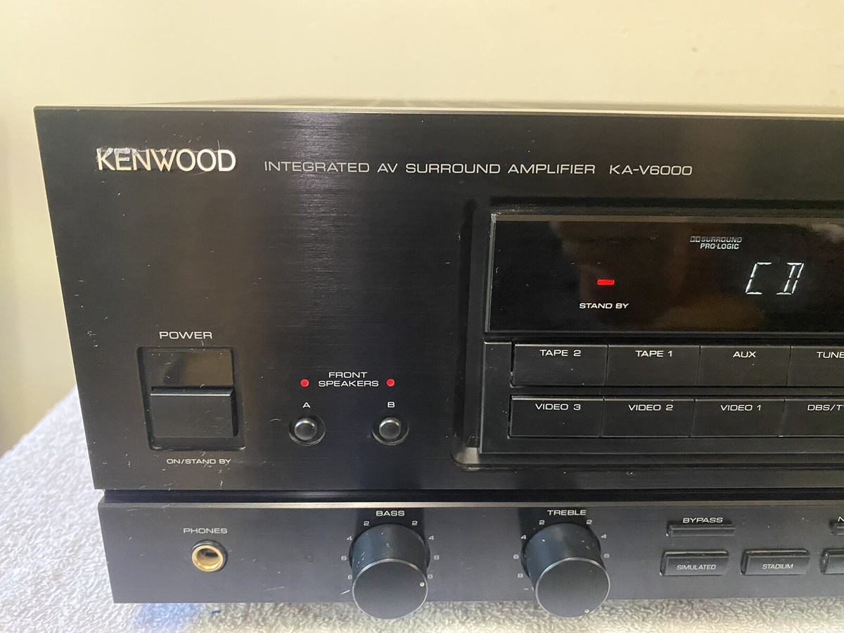 Kenwood KA-V6000 Amplifier Made In Japan No Remote Control Kenwood KA-V6000 Amplifier Made In Japan No Remote Control