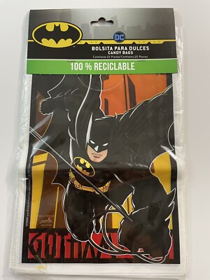 BATMAN Party Favor Bags Loot Treat Party Supply 25CT | eBay