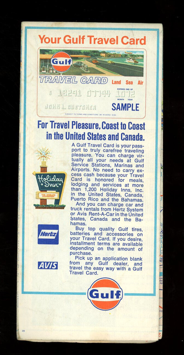 VINTAGE GULF FLORIDA TOUR GUIDE AND VACATION MAP | eBay