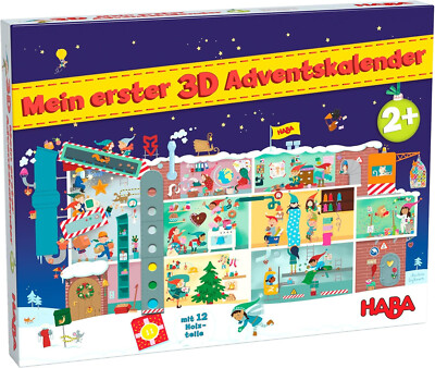 Haba Mein erster 3D-Adventskalender In der Weihnachtsfabrik ab 2 Jahren
