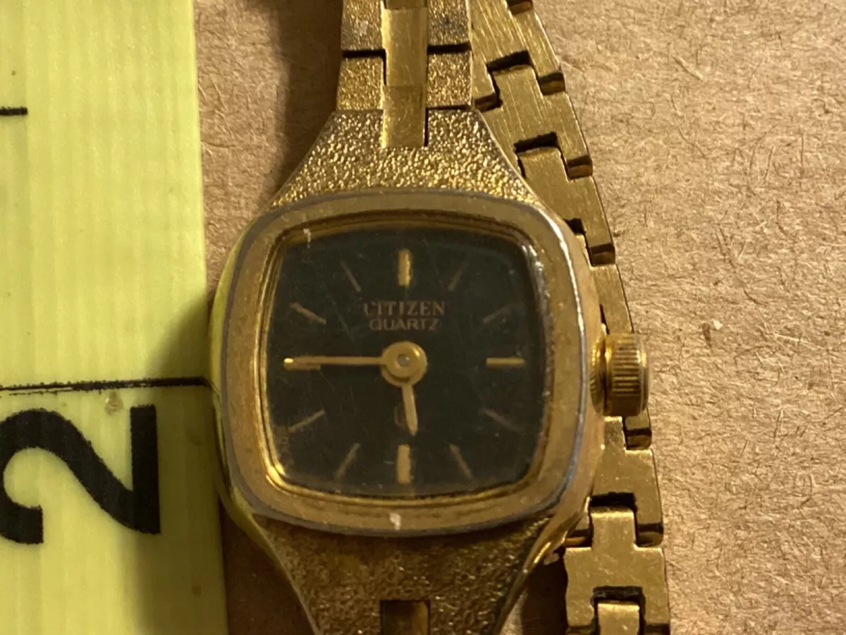 Citizen women's watch clearance black face