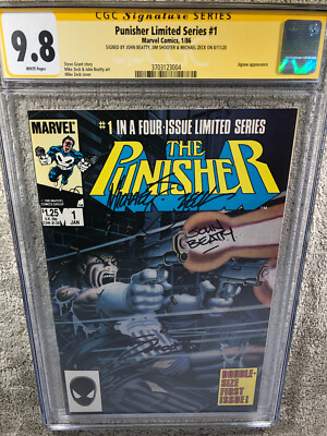 Punisher 1 CGC 3XSS 9.8 Zeck Beatty Shooter 1/1986 Limited Series