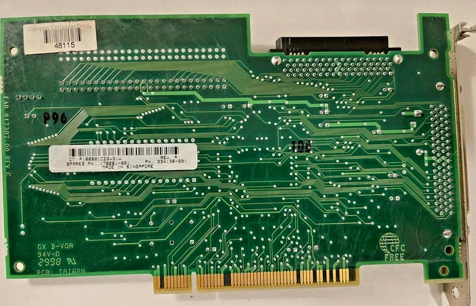VINTAGE ADAPTEC AHA-2940W 2940UW ULTRA WIDE SCSI PCI CONTROLLER CARD RM1 - Image 2 of 4