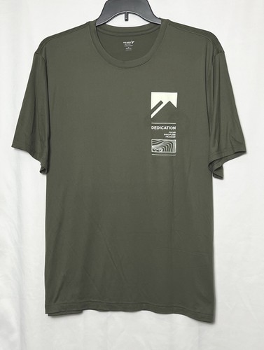 Old Navy Men’s Active Cloud 94 Soft Go-Dry Cool Graphic Print T-Shirt Olive XL