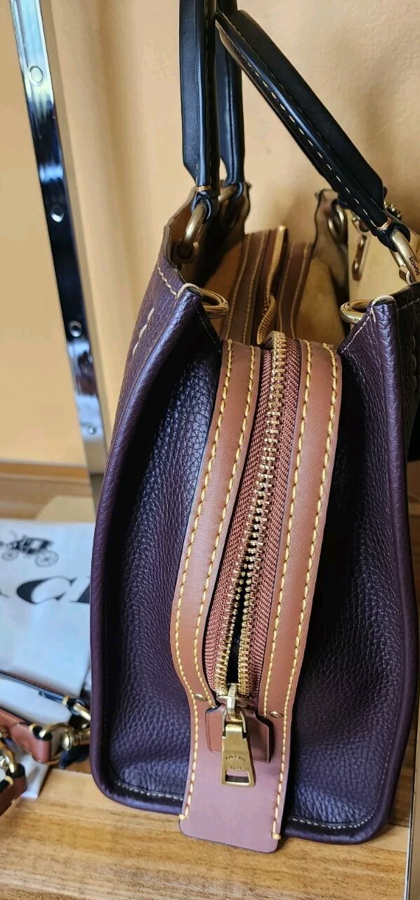 Coach ROGUE 30 MTO in Colorblock Handbag Purse image 4