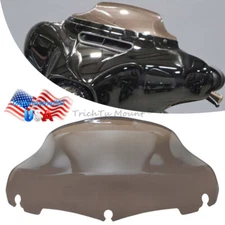 9" Wave Windscreen Windshield Dark Brown For Harley Touring Electra Glide Ultra