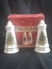 Pfaltzgraff Christmas Heritage Salt and Pepper Shakers w/Box - Model 012-025-00